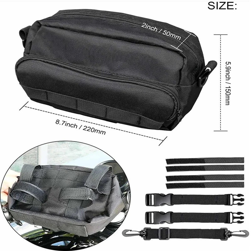 Motorcycle Gear Backpack - Tas penyimpanan depan sepeda Motor, tas
